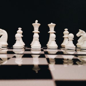 piezas de ajedrez blancas